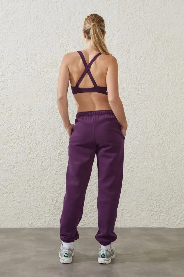 Women Pants Cotton On Plush Essential Gym Sweatpant Pickled Beet Women Pants Cotton On Plush Essential Gym Sweatpant Pickled Beet