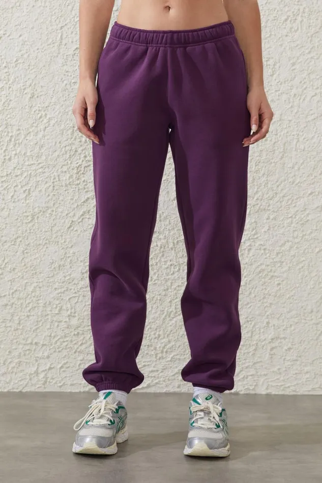 Women Pants Cotton On Plush Essential Gym Sweatpant Pickled Beet Women Pants Cotton On Plush Essential Gym Sweatpant Pickled Beet