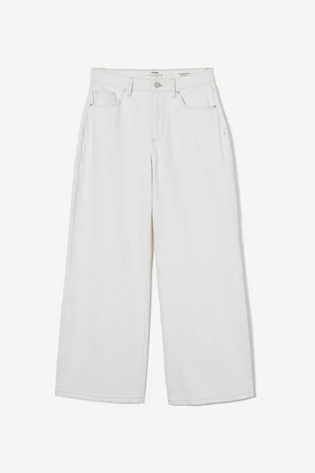 Women Pants Cotton On Relaxed Wide Jean Vintage White Women Pants Cotton On Relaxed Wide Jean Vintage White