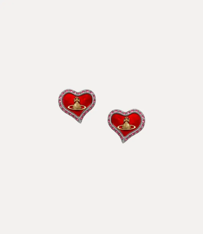 Women Petra Earrings Platinumgoldflamepearlmoprosecrystal Vivienne Westwood Classic Styles