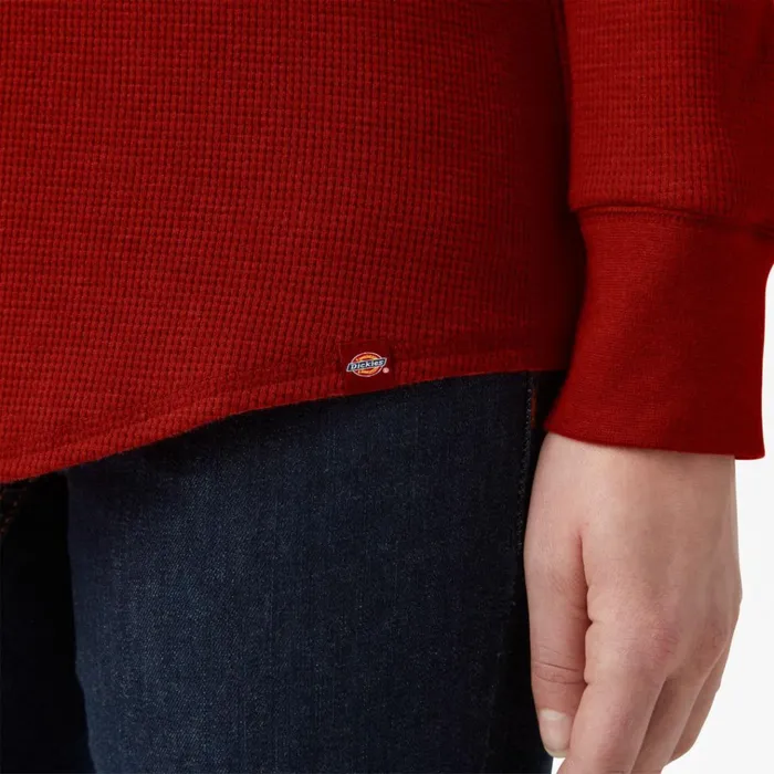 Womens Long Sleeve Thermal Shirt Molten Lava Heather Molten Lava Heather m2h Women Dickies Work Tops Womens Long Sleeve Thermal Shirt Molten Lava Heather Molten Lava Heather m2h Women Dickies Work Tops