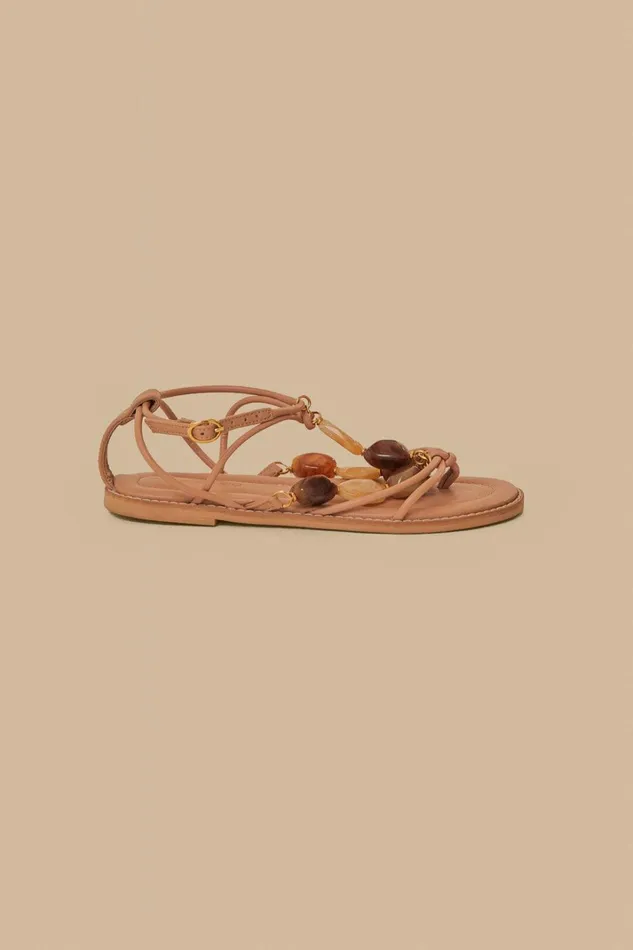 Women Sandals Farm Rio Pink Gem Straps Sandal