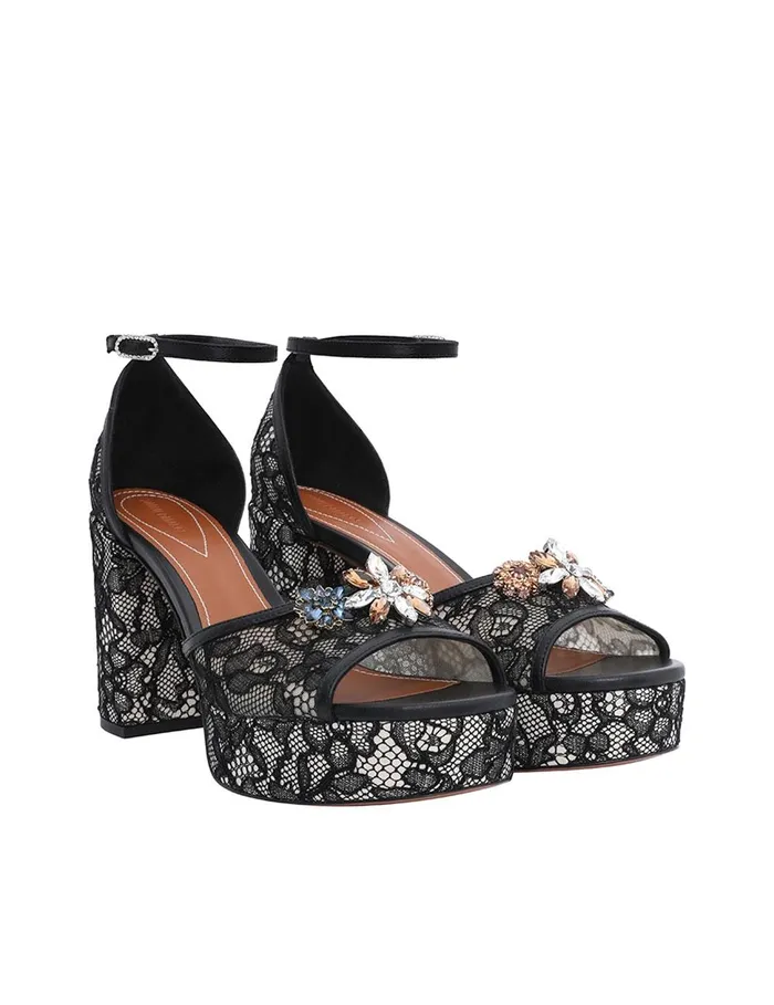 Women Sandals Zimmermann Pixie Sandal 100 Black