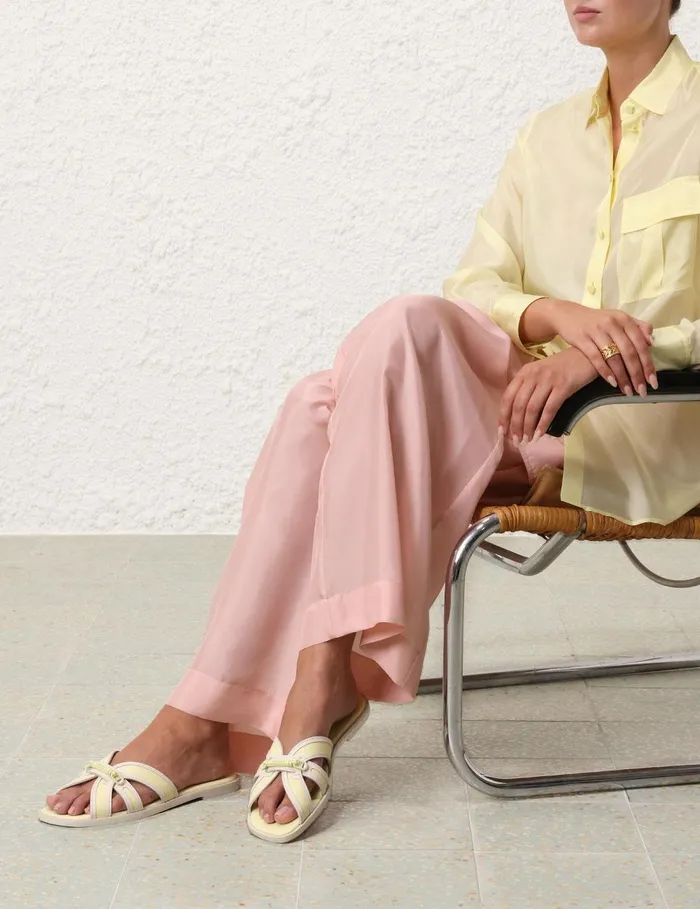Women Sandals Zimmermann Prisma Slide Lemondrop