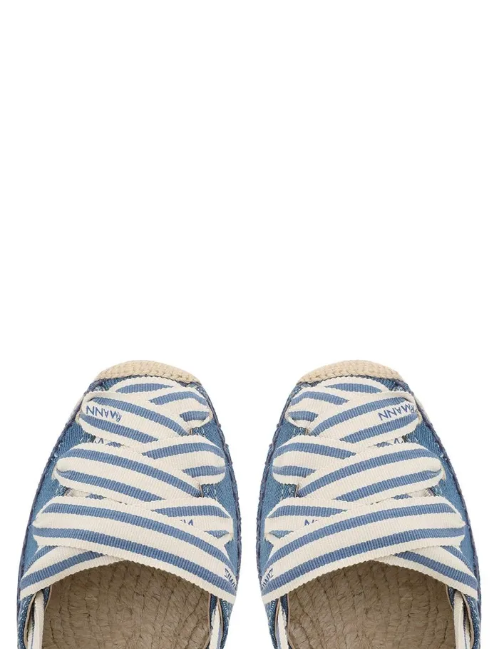 Women Sandals Zimmermann Sol Espadrille 95 Denim