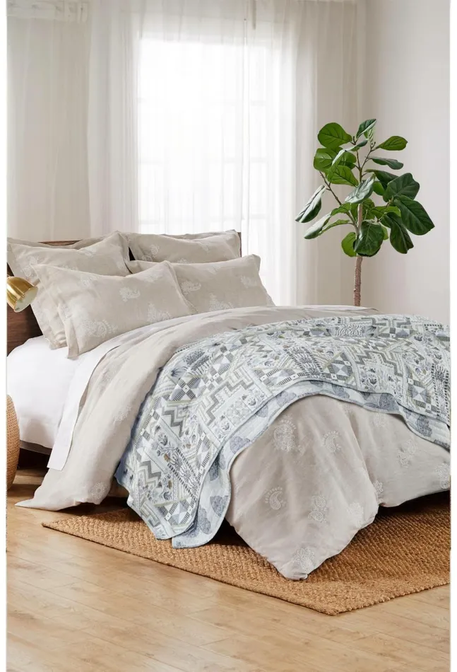 Women Santa Fe Reversible Quilt King Sand Johnny Was Bedding