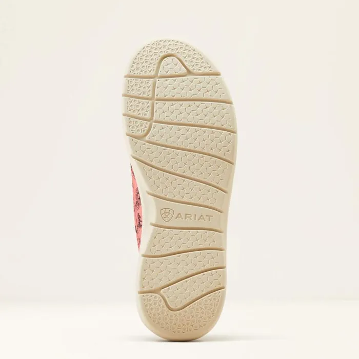 Women Shoes and Sneakers Ariat Hilo Coral Livestockdark Tan Suede