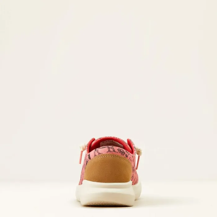 Women Shoes and Sneakers Ariat Hilo Coral Livestockdark Tan Suede