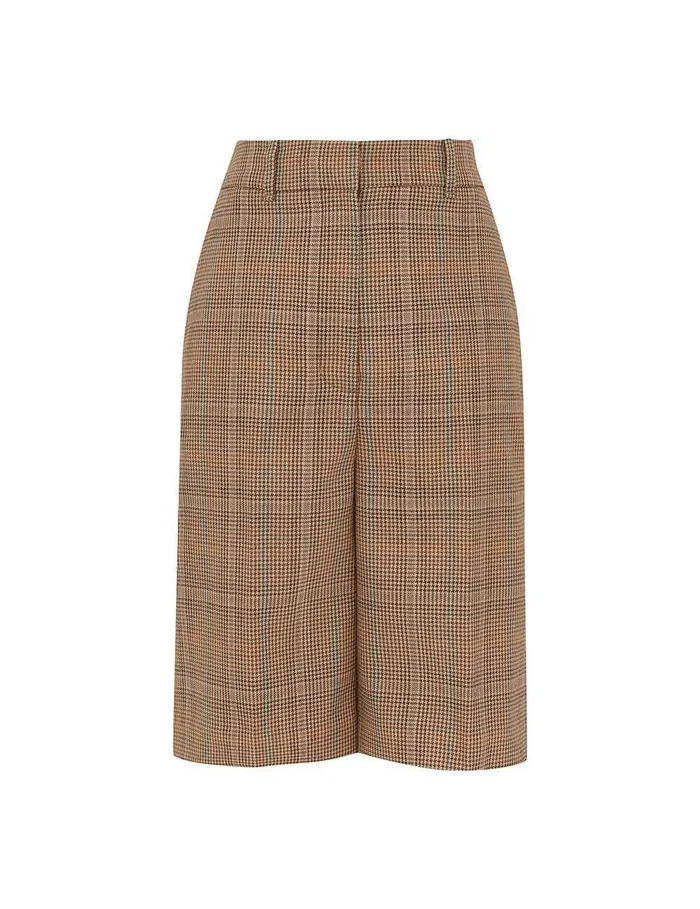 Women Shorts and Pants Zimmermann Eden Checked Short Check