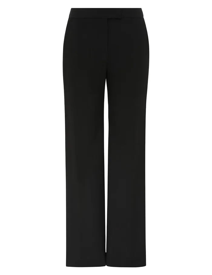 Women Shorts and Pants Zimmermann Illustration Straight Tux Pant Black