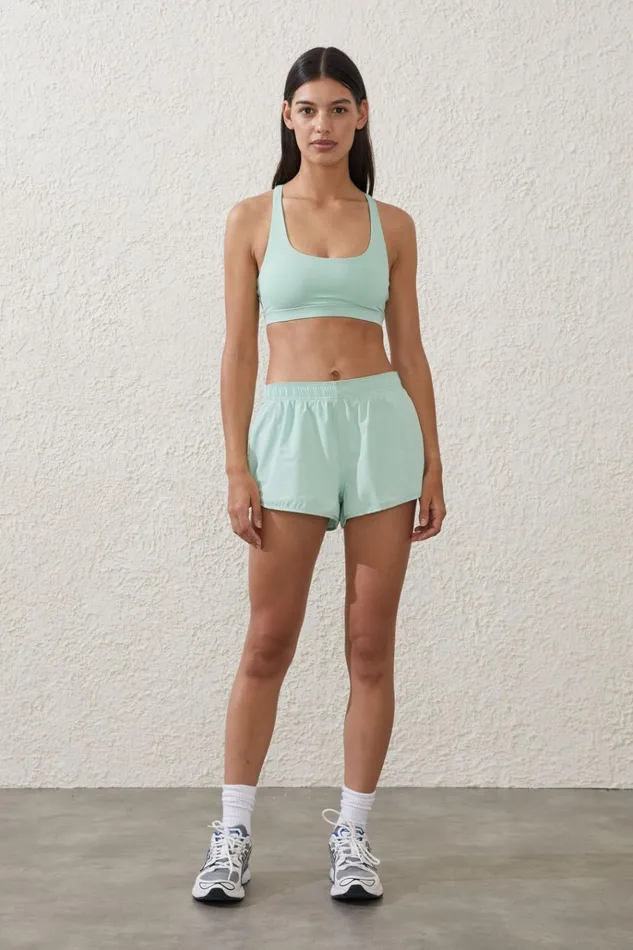 Women Shorts Cotton On On The Move Jogger Oasis Green