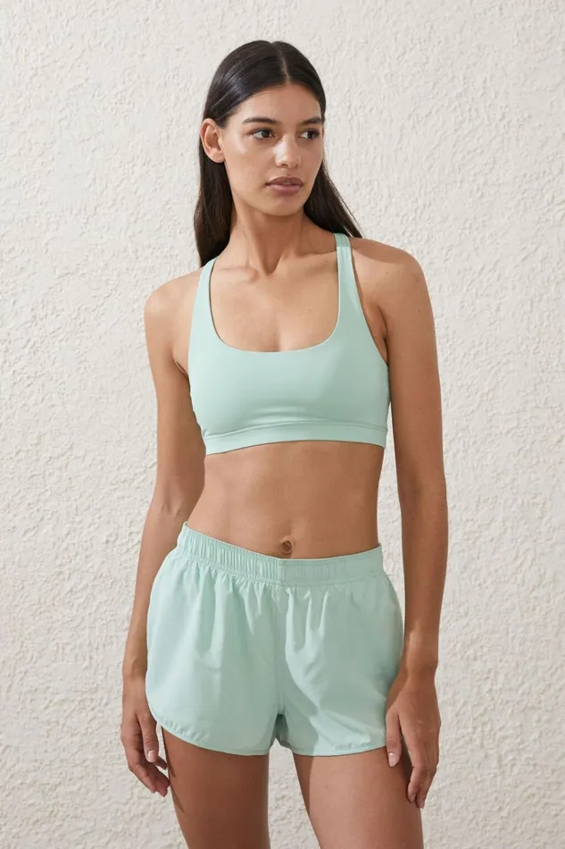 Women Shorts Cotton On On The Move Jogger Oasis Green