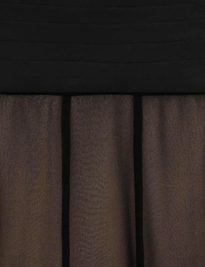 Women Skirts Zimmermann Illustration Flounce Skirt Black