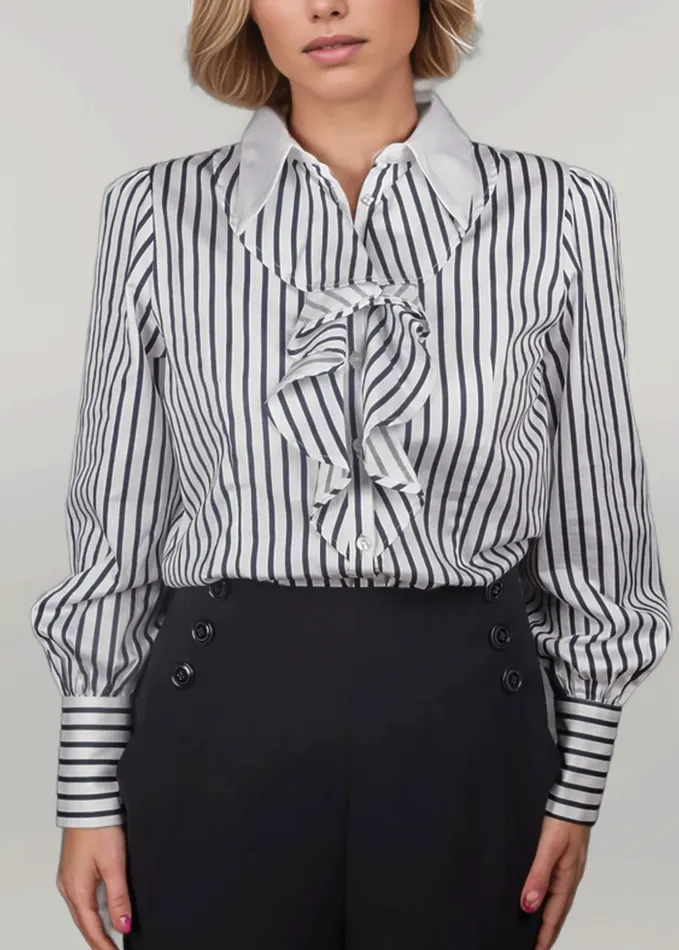 Women Summer Collection Saint James BELLE AMOUR White Navy