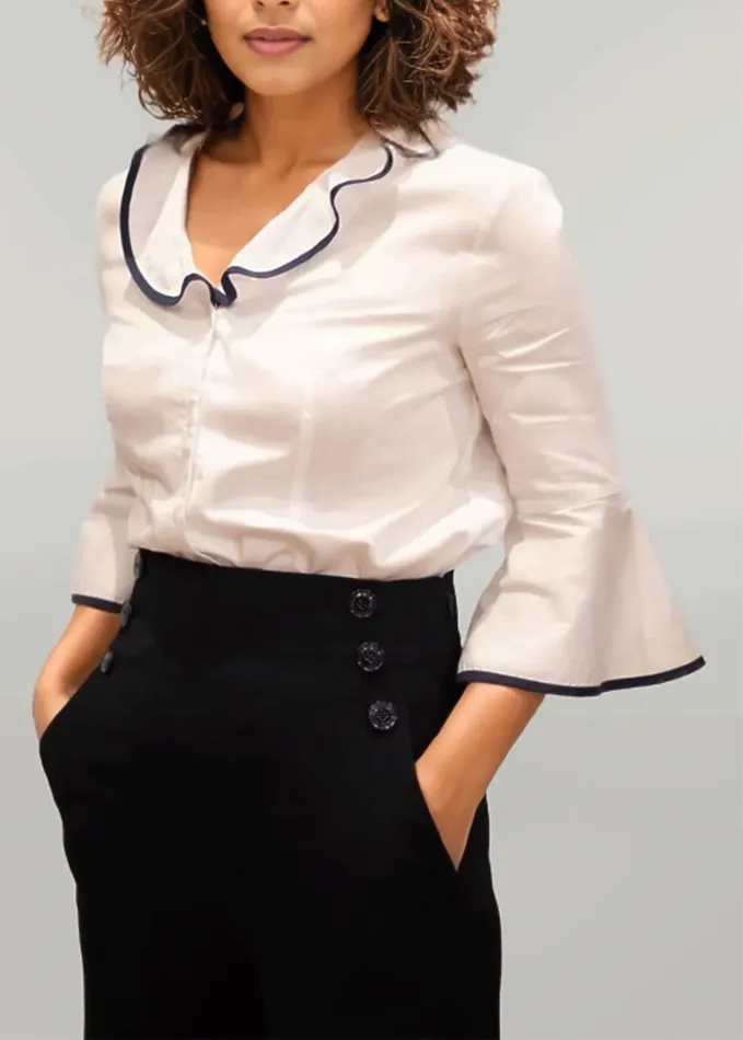 Women Summer Collection Saint James GRACE White