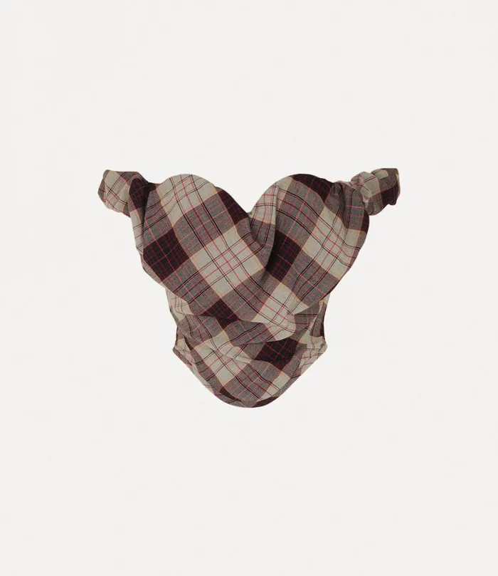 Women Sunday Corset Top Redcheck Vivienne Westwood Tops And Shirts