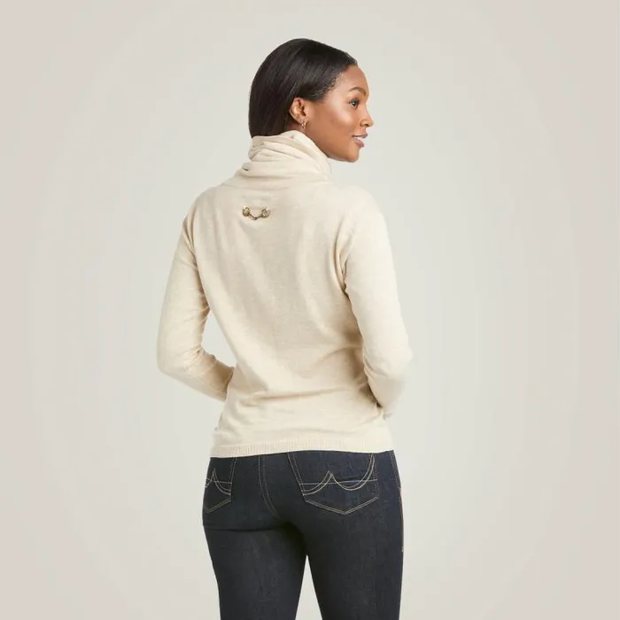 Women Sweaters and Cardigans Ariat Lexi Sweater Oatmeal Women Sweaters and Cardigans Ariat Lexi Sweater Oatmeal