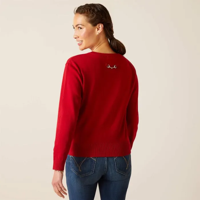 Women Sweaters and Cardigans Ariat Peninsula Sweater Scooter Women Sweaters and Cardigans Ariat Peninsula Sweater Scooter