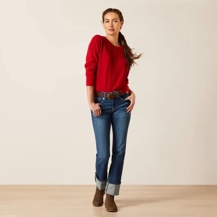 Women Sweaters and Cardigans Ariat Peninsula Sweater Scooter Women Sweaters and Cardigans Ariat Peninsula Sweater Scooter