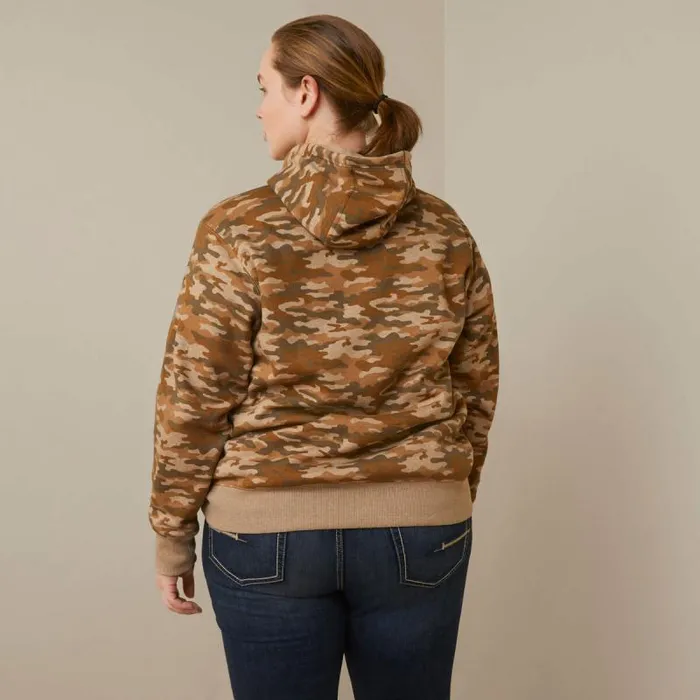 Women Sweatshirts and Hoodies Ariat Rebar Graphic Printed Hoodie Oatmeal Camo Print Women Sweatshirts and Hoodies Ariat Rebar Graphic Printed Hoodie Oatmeal Camo Print