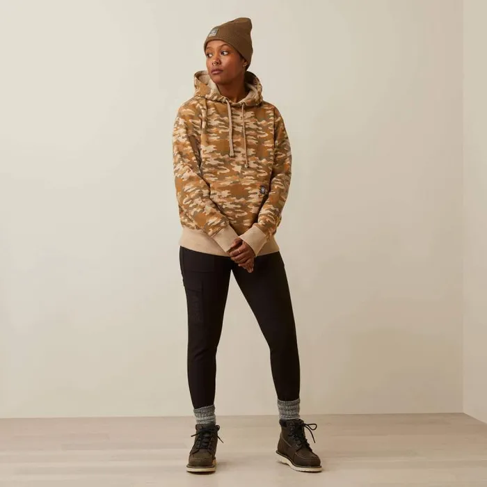 Women Sweatshirts and Hoodies Ariat Rebar Graphic Printed Hoodie Oatmeal Camo Print Women Sweatshirts and Hoodies Ariat Rebar Graphic Printed Hoodie Oatmeal Camo Print
