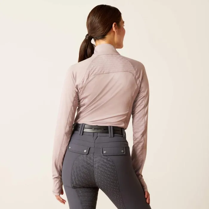 Women TShirts and Tops Ariat Lowell 20 14 Zip Baselayer Quail Women TShirts and Tops Ariat Lowell 20 14 Zip Baselayer Quail