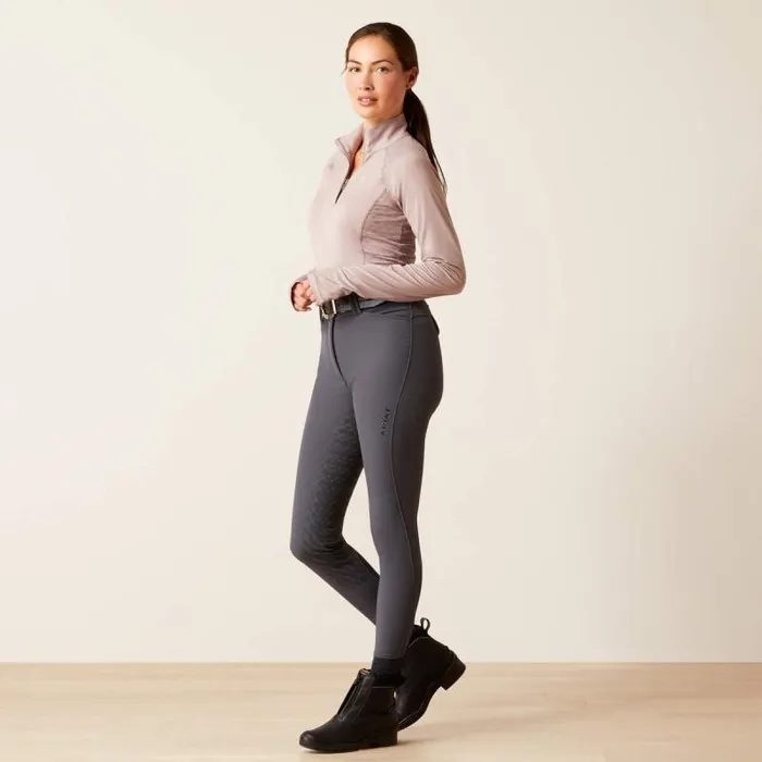 Women TShirts and Tops Ariat Lowell 20 14 Zip Baselayer Quail Women TShirts and Tops Ariat Lowell 20 14 Zip Baselayer Quail