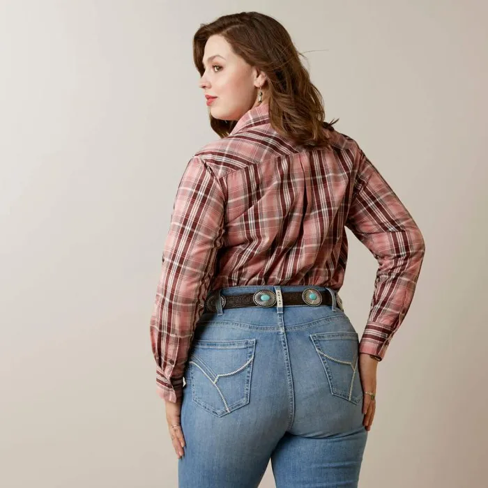 Women TShirts and Tops Ariat REAL Billie Rae Shirt Saguaro Plaid Women TShirts and Tops Ariat REAL Billie Rae Shirt Saguaro Plaid