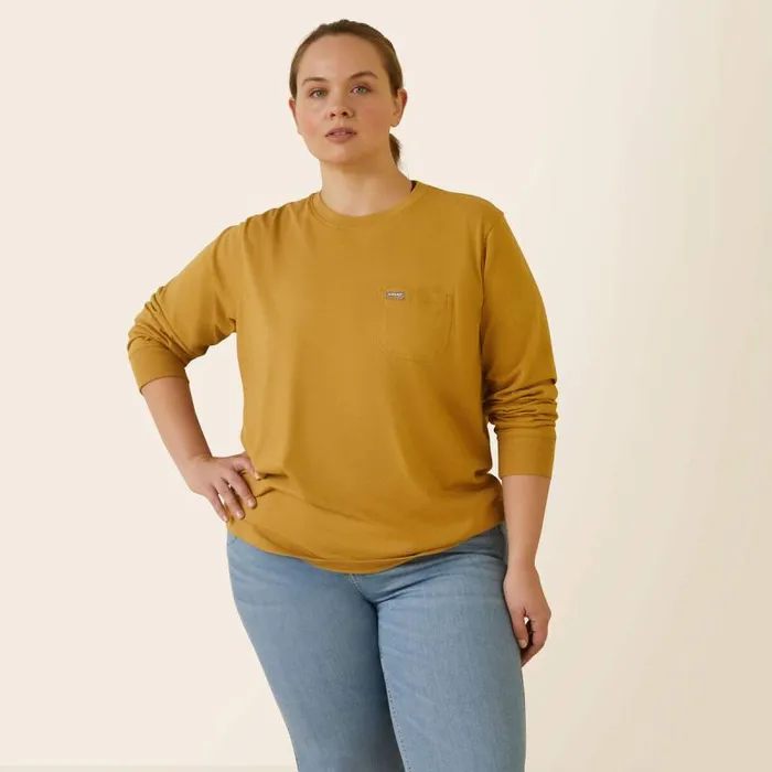 Women TShirts and Tops Ariat Rebar Cotton Strong Arrow Antelope Heather Women TShirts and Tops Ariat Rebar Cotton Strong Arrow Antelope Heather
