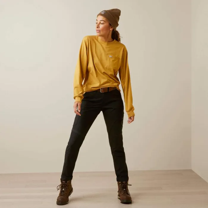 Women TShirts and Tops Ariat Rebar Cotton Strong Arrow Antelope Heather Women TShirts and Tops Ariat Rebar Cotton Strong Arrow Antelope Heather