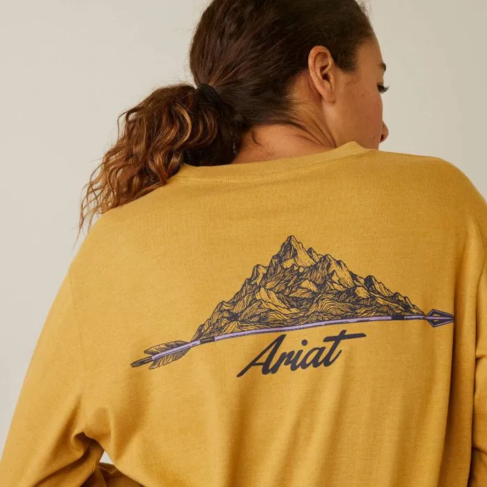 Women TShirts and Tops Ariat Rebar Cotton Strong Arrow Antelope Heather Women TShirts and Tops Ariat Rebar Cotton Strong Arrow Antelope Heather