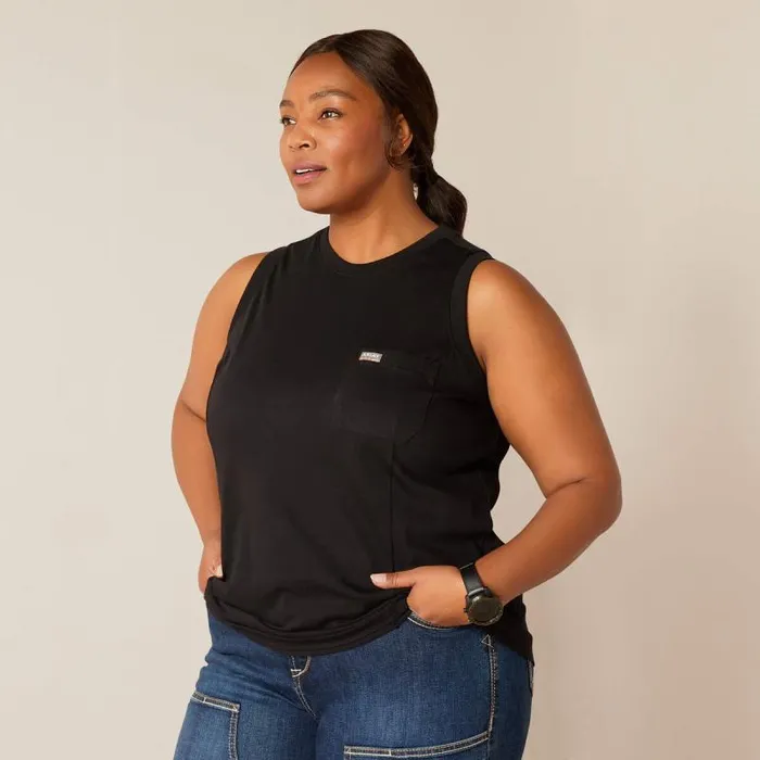 Women TShirts and Tops Ariat Rebar Cotton Strong Bolt Black Women TShirts and Tops Ariat Rebar Cotton Strong Bolt Black