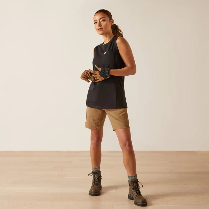 Women TShirts and Tops Ariat Rebar Cotton Strong Bolt Black Women TShirts and Tops Ariat Rebar Cotton Strong Bolt Black