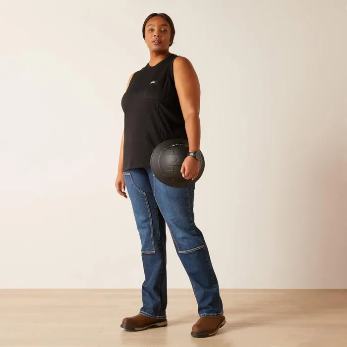 Women TShirts and Tops Ariat Rebar Cotton Strong Bolt Black Women TShirts and Tops Ariat Rebar Cotton Strong Bolt Black
