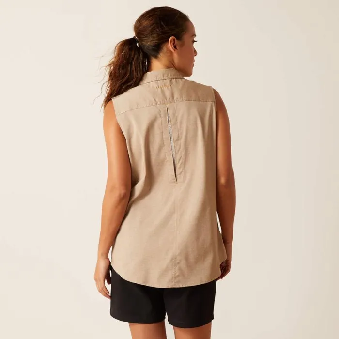 Women TShirts and Tops Ariat Rebar Made Tough VentTEK DuraStretch Tank Sepia Heather Women TShirts and Tops Ariat Rebar Made Tough VentTEK DuraStretch Tank Sepia Heather