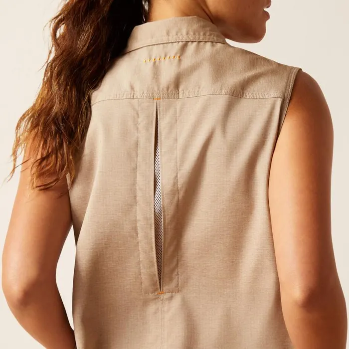 Women TShirts and Tops Ariat Rebar Made Tough VentTEK DuraStretch Tank Sepia Heather Women TShirts and Tops Ariat Rebar Made Tough VentTEK DuraStretch Tank Sepia Heather