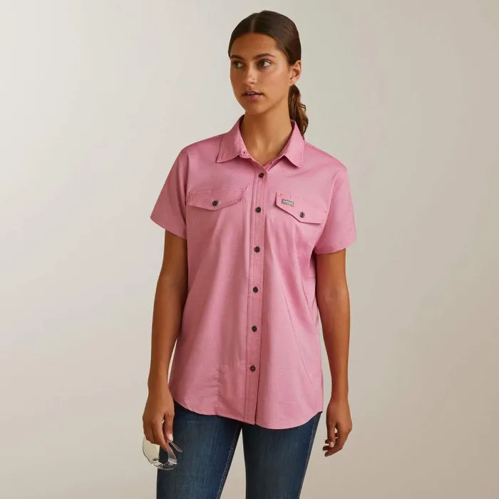 Women TShirts and Tops Ariat Rebar Made Tough VentTEK DuraStretch Work Shirt Cherry Jubilee Women TShirts and Tops Ariat Rebar Made Tough VentTEK DuraStretch Work Shirt Cherry Jubilee