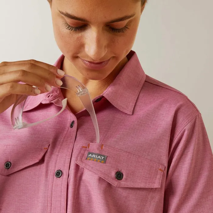 Women TShirts and Tops Ariat Rebar Made Tough VentTEK DuraStretch Work Shirt Cherry Jubilee Women TShirts and Tops Ariat Rebar Made Tough VentTEK DuraStretch Work Shirt Cherry Jubilee