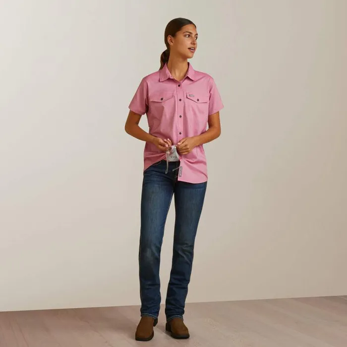 Women TShirts and Tops Ariat Rebar Made Tough VentTEK DuraStretch Work Shirt Cherry Jubilee Women TShirts and Tops Ariat Rebar Made Tough VentTEK DuraStretch Work Shirt Cherry Jubilee