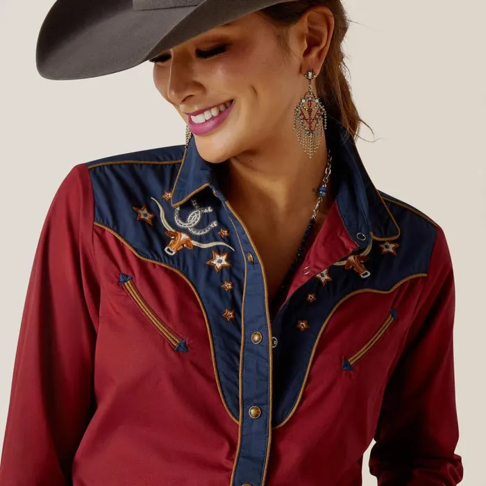 Women TShirts and Tops Ariat Sissy Shirt Rubaiyatnavy Women TShirts and Tops Ariat Sissy Shirt Rubaiyatnavy