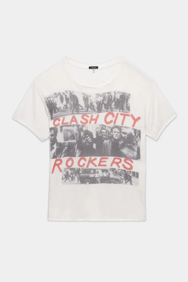 Women TShirts R13 Clash City Boy TShirt