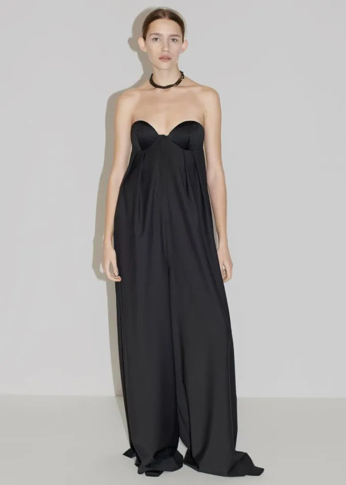 Women The Frankie Shop Bevza Seashell Overalls 8211 Black Black