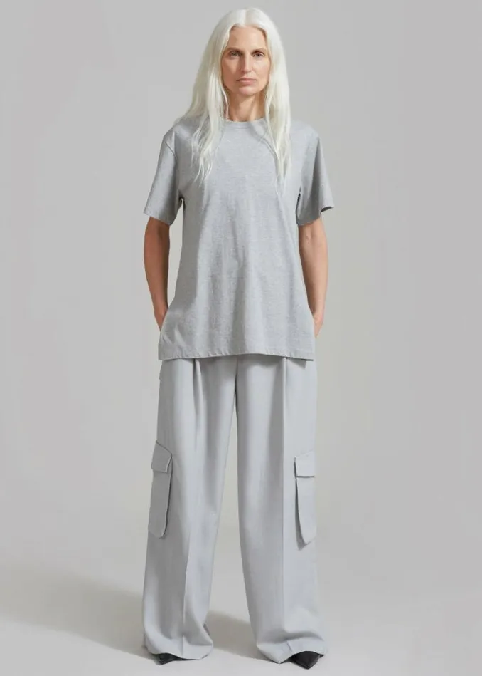 Women The Frankie Shop Gladys Cargo Pants 8211 Grey Grey