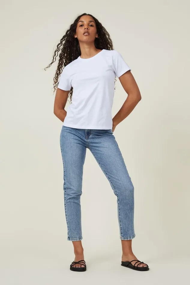 Women Tops Cotton On The Classic Organic Tee White Women Tops Cotton On The Classic Organic Tee White