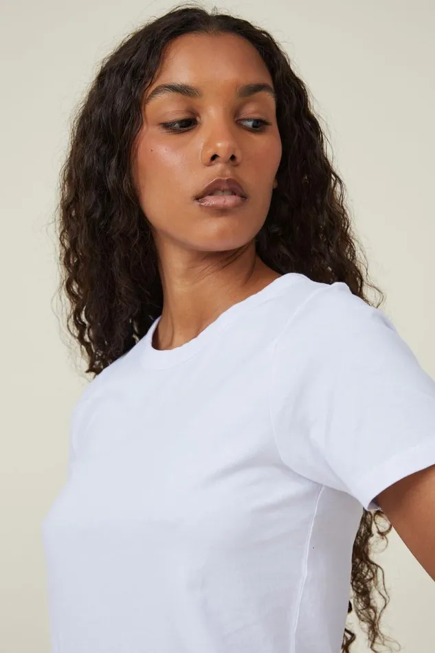 Women Tops Cotton On The Classic Organic Tee White Women Tops Cotton On The Classic Organic Tee White