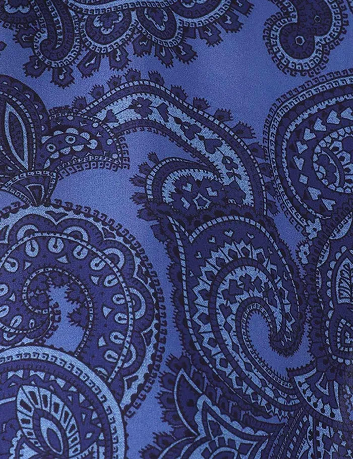 Women Tops Zimmermann Ottie Relaxed Shirt Blue Paisley