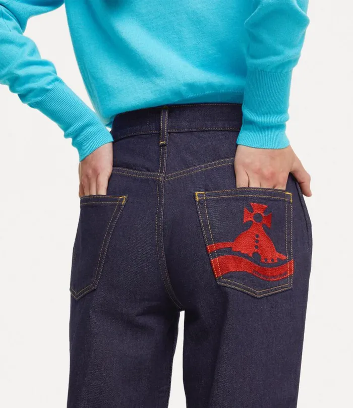 Women W Ray 5 Pocket Jeans Sunkenorbindigo Vivienne Westwood Trousers And Shorts