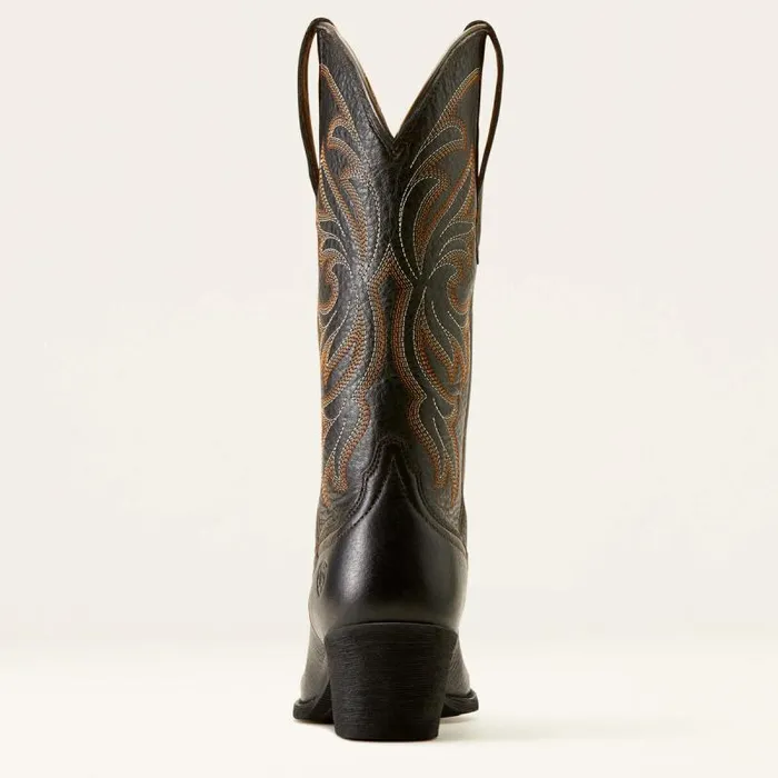 Women Western Boots Ariat Heritage J Toe Stretchfit Western Boot Black Deertan Women Western Boots Ariat Heritage J Toe Stretchfit Western Boot Black Deertan