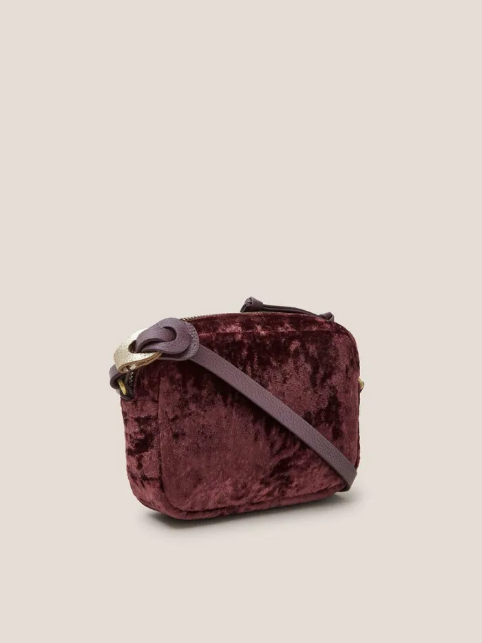 Women White Stuff Bags And Purses Lexi Velvet Camera Bag Dk Plum Women White Stuff Bags And Purses Lexi Velvet Camera Bag Dk Plum