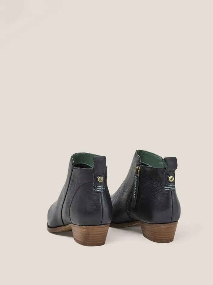 Women White Stuff BOOTS 15 OFF Leather Willow Ankle Boot Pure Black Women White Stuff BOOTS 15 OFF Leather Willow Ankle Boot Pure Black